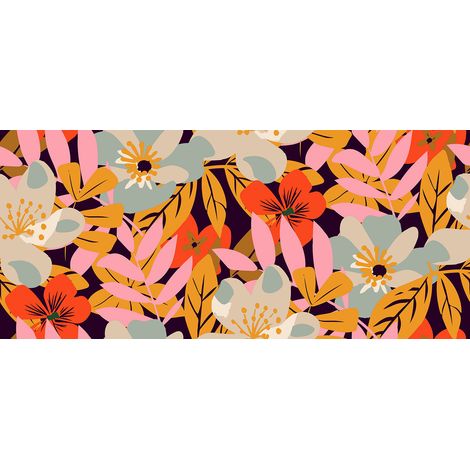 Papier peint panoramique - Fleurs - 130 cm x 58 cm (1/2)