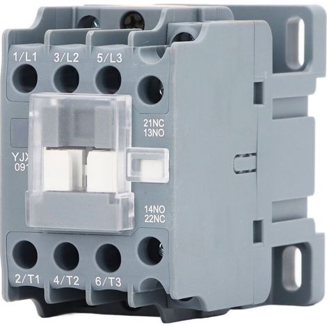 Contacteur ca universel 9A 1NO 1NC Contact auxiliaire électrique montage sur Rail 35mm YJX2-0911 AC220V (1/5)