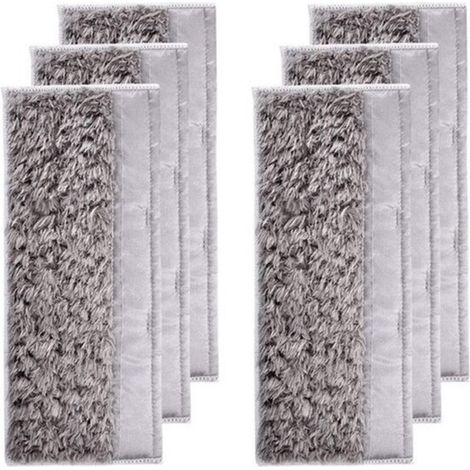 Lot de 6 serpillères lavables de rechange compatibles avec IRobot Braava Jet M6 (1/5)