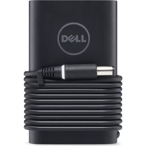 Adaptador de corriente DELL de 65 W con cable exterior de la UE - Negro, 450-19029