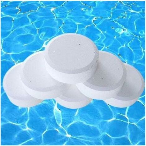 50 pièces comprimés de chlore désinfection instantanée multifonction pour piscine baignoire Spa -subaoe (1/3)
