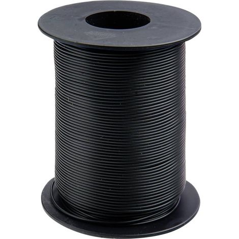 Fil de câblage BELI-BECO D 105/100 noir 1 x 0.50 mm 100 m (1/2)