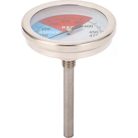 Thermomètre de four pour gril, four et cuisine, 100–475 °F, cadran en acier inoxydable de 50 mm