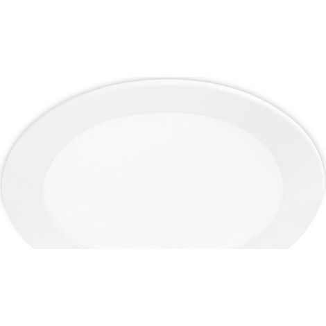 Downlight LED Empotrable Circular Blanco 12 cm  Foco LED 6 W Luz Fria (1/5)