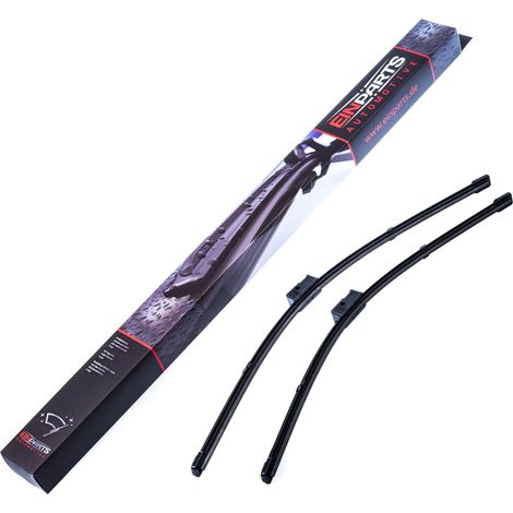 Escobillas limpiaparabrisas delanteras 530/480 mm dedicadas a Mazda 3 BK, Opel Astra H, VW Bora/Golf/Polo (1/4)
