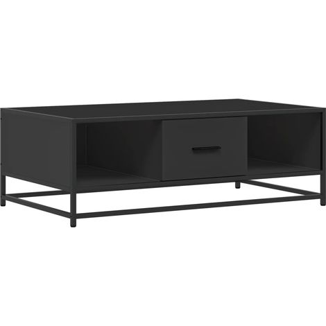 Maison Exclusive - Couchtisch Schwarz 100x57x35 cm Holzwerkstoff
