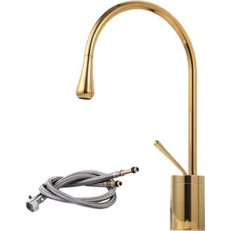 Bathroom faucets, high gold mixer taps, bathroom sink faucets, countertop mount (1/5)