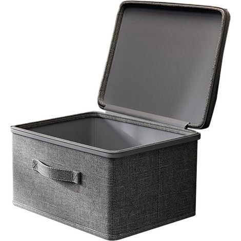 Boîte de rangement multifonctionnelle en tissu - Conçue pour optimiser l'espace dans les chambres et appartements d'étudiants (1/5)