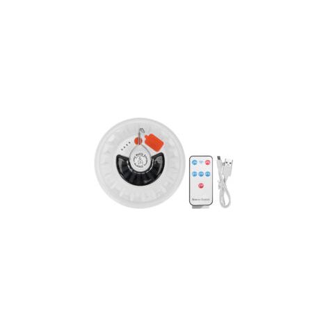 Lampe de camping solaire charge USB 5 modes 60LED ampoule lumière IP65 étanche télécommande lampe extérieure