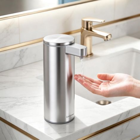 Distributeur de Savon Liquide Automatique: Acier Inoxydable sans Contact (1/5)