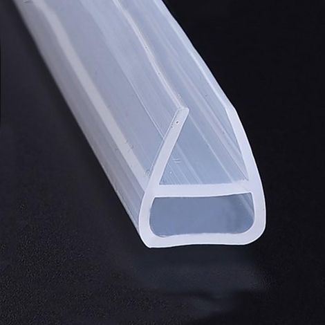 Joint étanchéité U 2m pour porte douche/verre/cabine, 10mm (1/5)