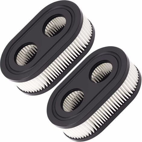 2er-Pack Luftfilter 593260 798452 334404 Rasenmäher-Ersatzfilter für Motoren der Serie 550E 500EX 550EX 625 575EX Rasenmäherzubehör (1/5)