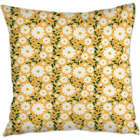 Housse de coussin 45x45 cm en polyester déhoussable pour canapé ou lit, décoration de Pâques (1/5)