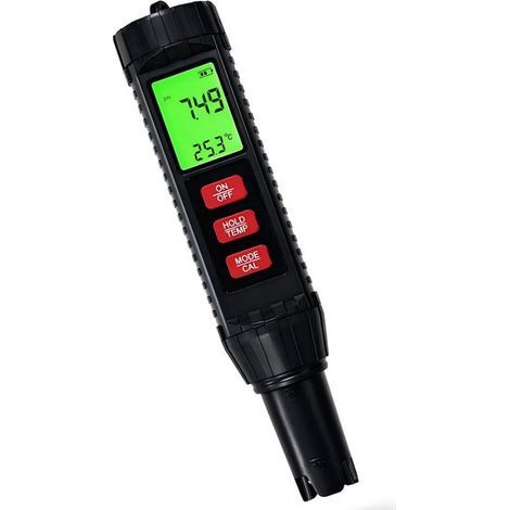1 Testeur numérique de haute précision pour pH, chlore, piscine, eau - Grand écran (1/5)