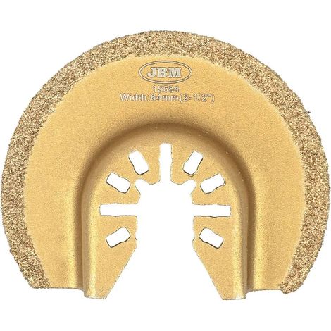 Lame de scie jbm semicircular 64 mm carbure tungstène