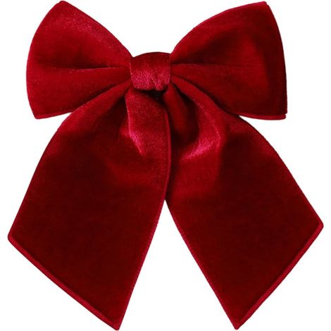 Ribbon Bow - Polyester Festif Pour Décoration De Porte Arbre Et Guirlande - Rouge Vin Café - Intérieur Extérieur - 1 Pièce (1/5)