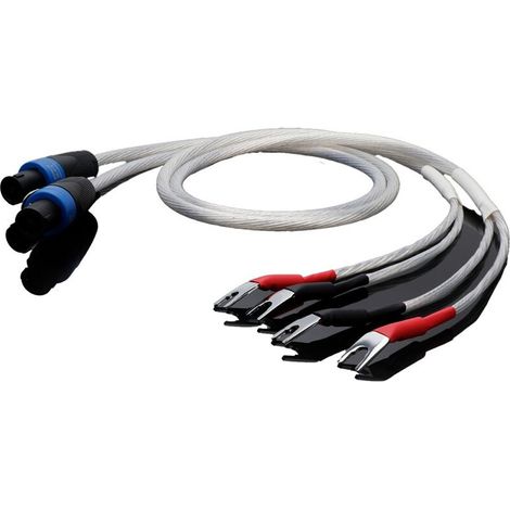 Cable Audio Plaqué Argent OCC, Cable D'Enceinte à Rayons, Cable D'Enceinte de Scène, HiFi Fever, Tête XLR Ohm Vers Fiche Y (1/2)