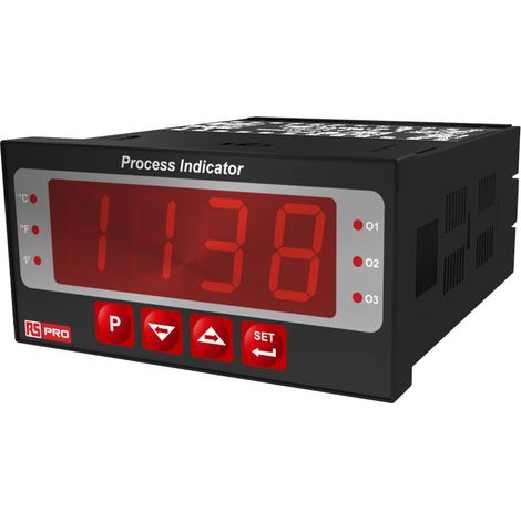 Contrôleur de température Marche/Arrêt, 100240 V c.a., 2 sorties Relais1 entrée thermocouple, 48 x 96mm ( Prix pour 1 ) (1/2)