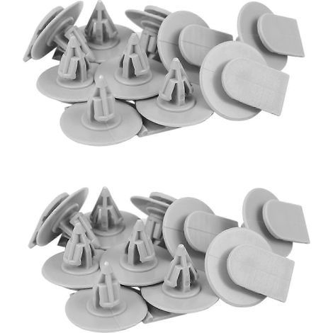 20 clips de fixation pour moulures d'ailes Mini Cooper grises (1/5)