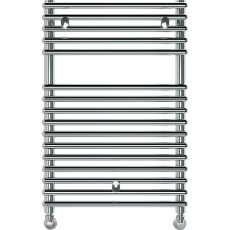 Signature Mode Straight Heated Towel Rail 730mm H x 500mm W - Chrome