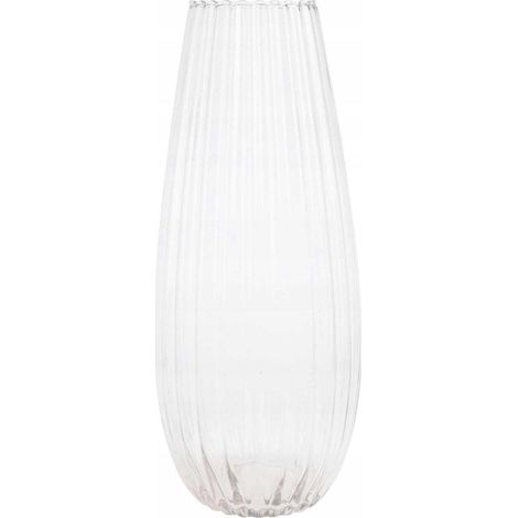 Home-Styling-Collection Vaso Moderno Trasparente 50 cm