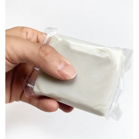 Arcilla de limpieza clay bar para coche, color blanco, 100 g