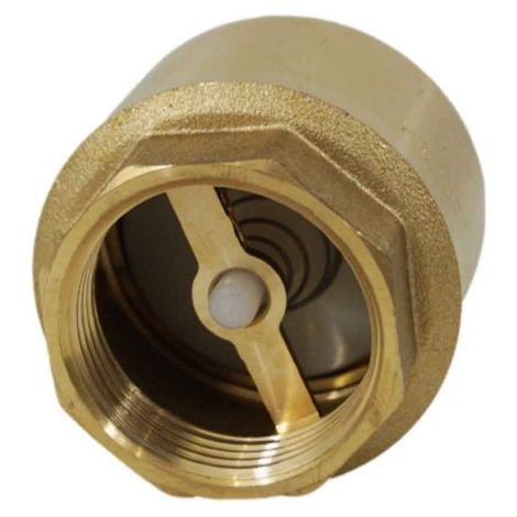 Clapet anti-retour laiton 3/4'' – Pression maximale 12 bars – Pour systèmes de pompage et installations industrielles – Fabriqué en Italie (1/4)