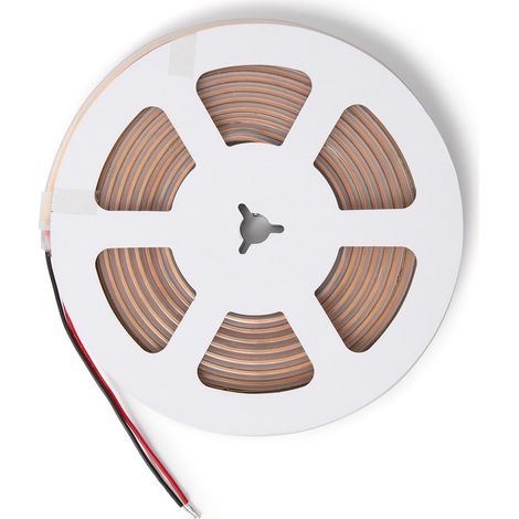 LED-Streifen 24V COB 320 LED/m 5m 10W/m 1000lm/m Breite 10mm Schnitt 5cm IP65 CRI90 2200K Superwarm