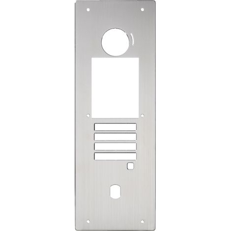 Façade pour gtdmblvn en inox A316L avec 6 vis et boîtier d'encastrement PGTBI3166V AIPHONE 200499
