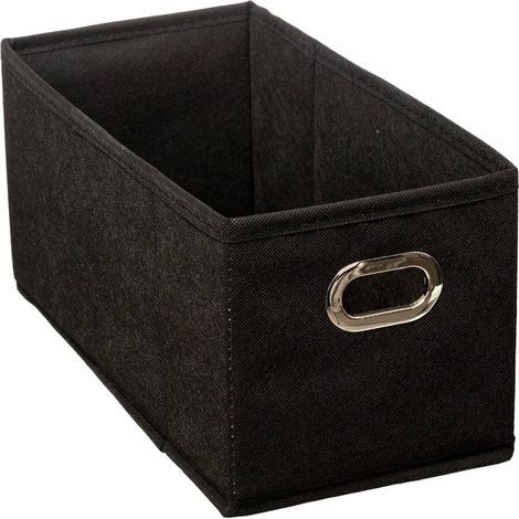 Cestino in tessuto mix n modul 15x31cm nero - 5five