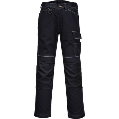 Pantalón de trabajo PW3 tejido de altas prestaciones Bajos T601 33 pulgadas Negro