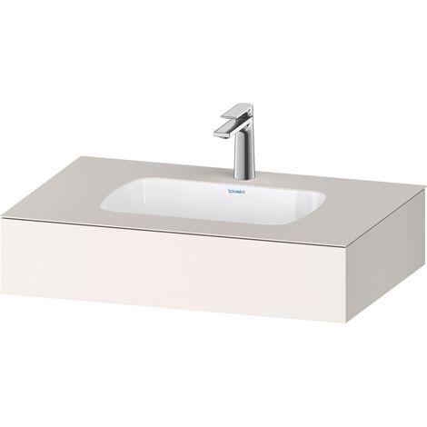Lavabo empotrado con consola Collection One de Duravit,