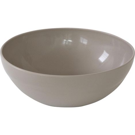 INSALATIERA GAIA PLUS IN PLASTICA DI DIAMETRO 24 CM COLORE TORTORA