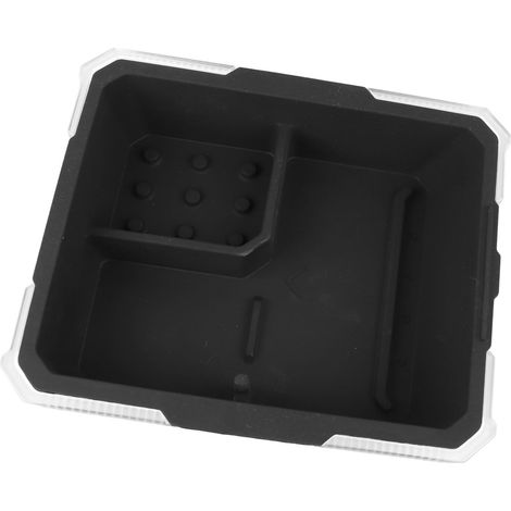 Boîte de rangement double couche pour console centrale de voiture, avec plateau de rangement dissimulé, compatible avec Tesla Model 3 ou Y (à partir de 2011). (1/5)