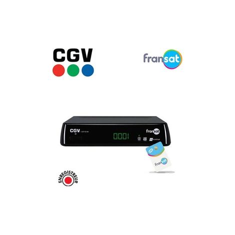 CGV DÉCODEUR SATELLITE HD E-SAT HD-W4 (SANS CARTE FRANSAT) (1/2)