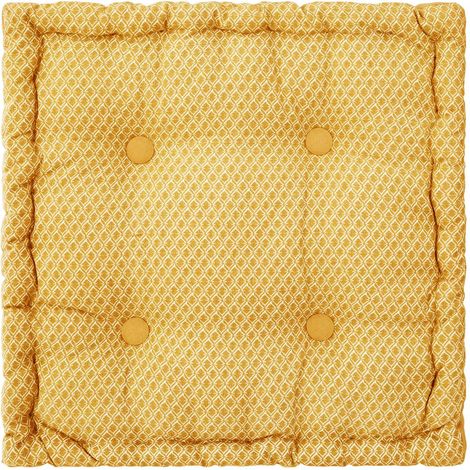 Cuscino da terra otto giallo 40x40cm - Atmosphera créateur d'intérieur
