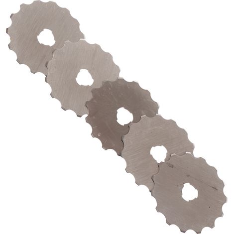 5 Lames de remplacement pour cutter rotatif, Accessoires de coupe précise pour tissu et papier, Outils de couture et de tailleur 45mm