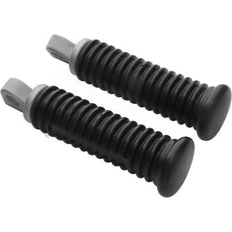 Reposapiés traseros de aleación de aluminio para motocicleta Harley Dyna Softail Fat Boy XL 883 1200 (1/5)
