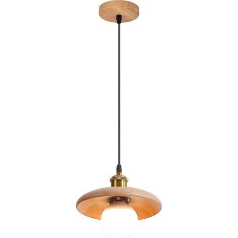 Suspension 18 cm, lustre vintage avec ampoule, plafonnier, lampe de chevet, éclairage d'îlot pour cuisine, salle à manger, chambre (lumière blanche) (1/5)