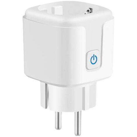 2pcs pack graffiti wifi smart socket mobile phone timer switch socket remote remote control 16A with electric power (1/5)