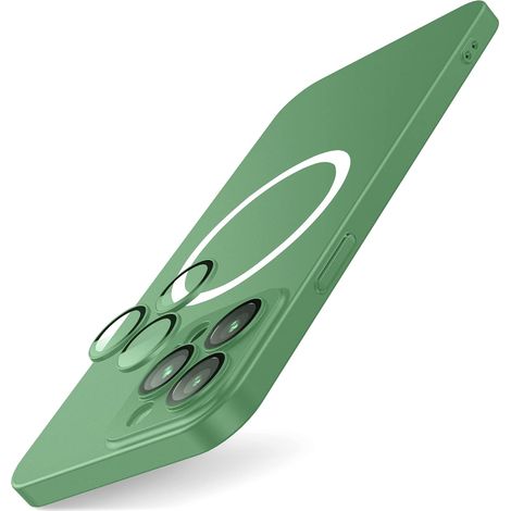 Schutzhülle für Apple iPhone 13 Pro Max, grün, Kunststoff, MagSafe (1/5)