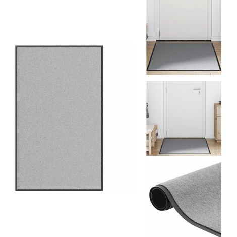 Paillasson Gris 90x150 cm - Paillasson - Paillasson De Porte - Paillasson De Bienvenue - Paillasson De Porte Extérieur (1/5)