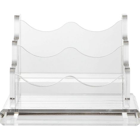 Porte-documents en acrylique, boîte de rangement de bureau compatible (1/5)
