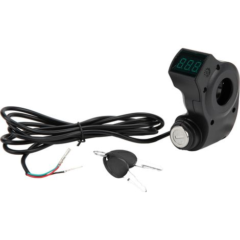 Eosnow Electric Scooter Zündsperrung 3 Pin -Stecker Ein -Taste -Startschalter mit 2 Tasten für Kugoo M4