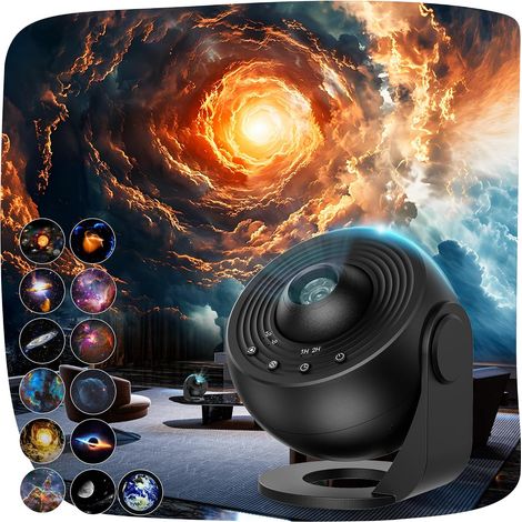 Projecteur Ciel Étoilé 13 En 1, Galaxie, Minuteur, Nuit, Chambre, Enfant, Adulte, LED, Cosmos, Atmosphère, USB (1/5)