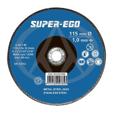 SUPER-CUT - SUPER EGO lames métal-inox