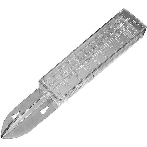 Pluviomètre à double échelle pour extérieur, durable