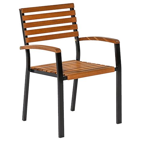 Schlossgarten 3tlg 2 Stapelse 1 Klapptisch 75 x 75 cm