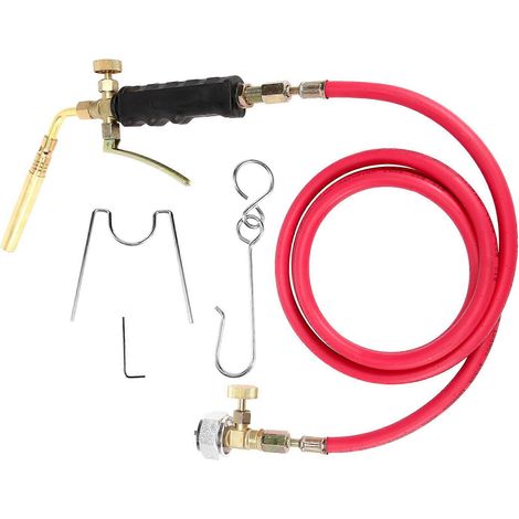 Torche de soudage à brasage MAPP au propane avec tuyau de 1,6 m (1/4)