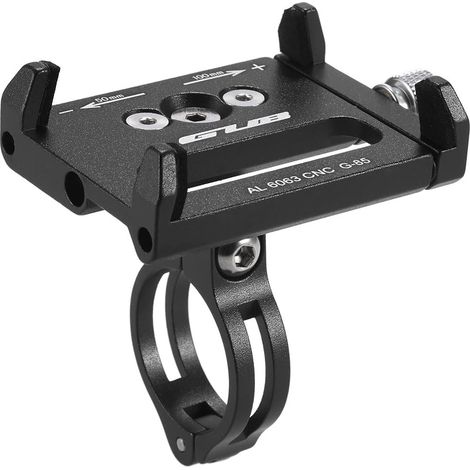 1 x Support universel pour téléphone vélo, réglable en hauteur et angle, fixation robuste pour GPS ou smartphone, compatible VTT et route (1/5)